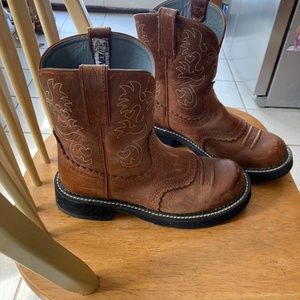 Ariat Fatbaby Brown leather boots